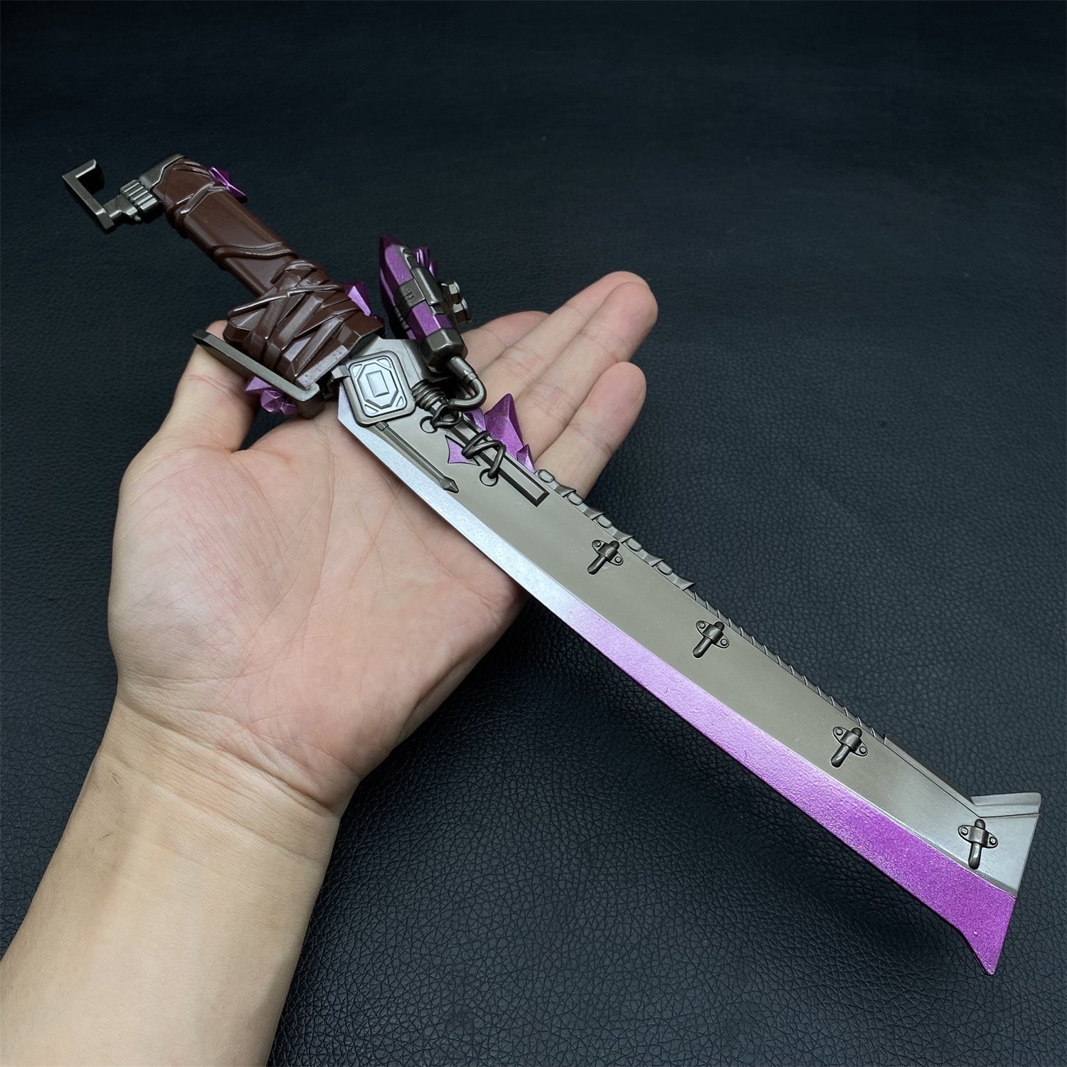 Ultimate 22 in 1 Fantasy Swords Metal Crafts For Collection Purple Flame Knife - Tophatter Daily Deals