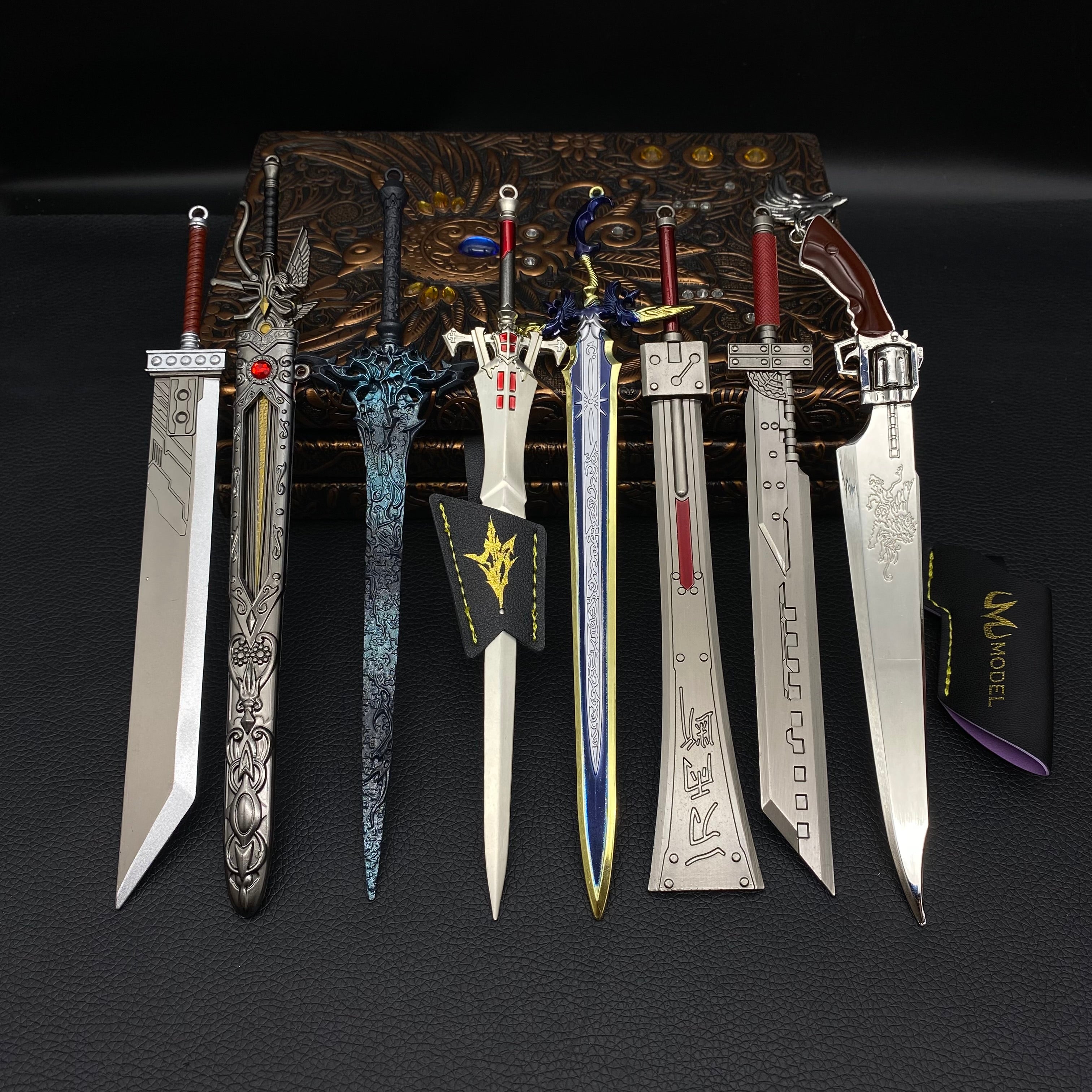 FF Series Cloud Sword Sephiroth Katana Squall Gun Blade 9 In 1 Pack - Tophatter Daily Deals