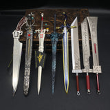 FF Series Cloud Sword Sephiroth Katana Squall Gun Blade 9 In 1 Pack - Tophatter Daily Deals