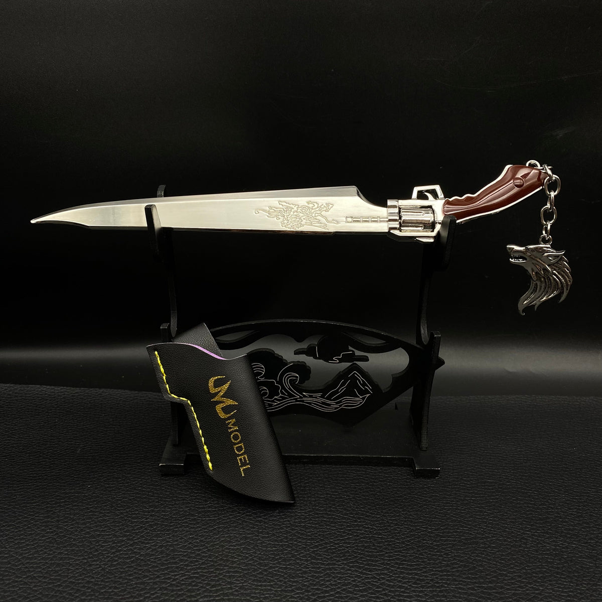 FF Series Cloud Sword Sephiroth Katana Squall Gun Blade 9 In 1 Pack Gun Breaker&Stand - Tophatter Daily Deals