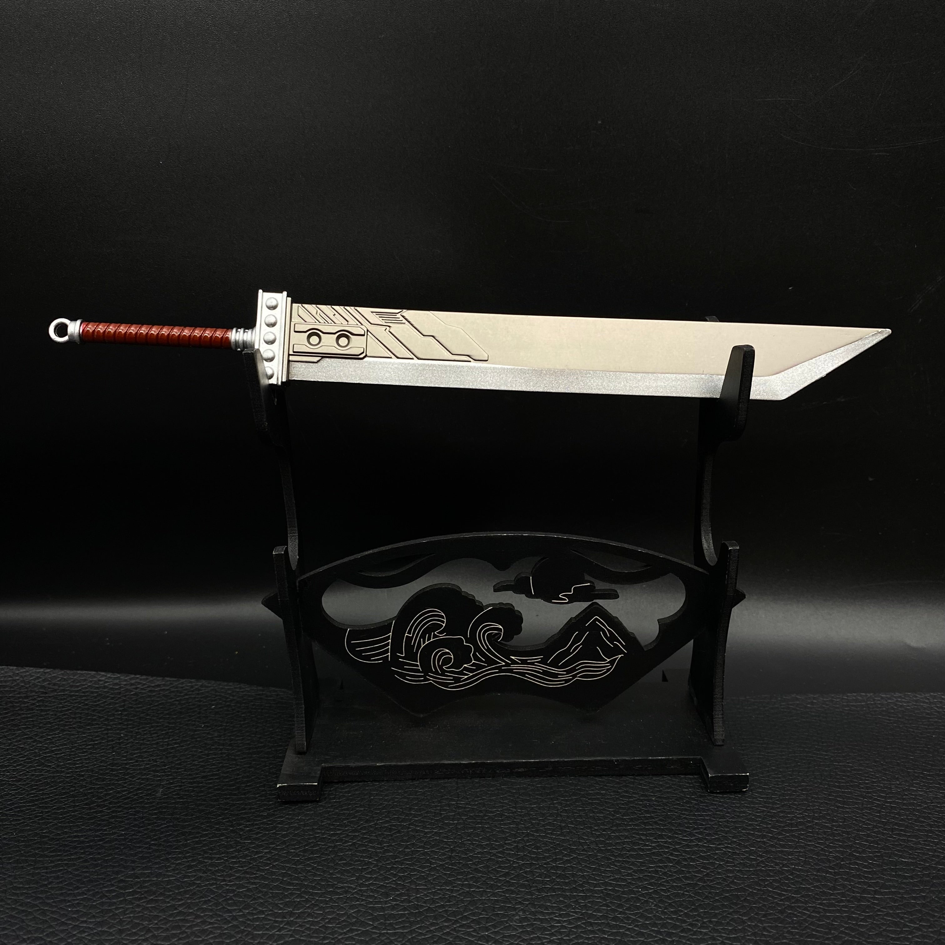 FF Series Cloud Sword Sephiroth Katana Squall Gun Blade 9 In 1 Pack Buster Sword & Stand - Tophatter Daily Deals