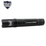 Police Force 9.2MV Tactical Stun Gun Flashlight w/ 5 LED Modes - Black SD-StunGun - Tophatter Daily Deals