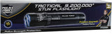 Police Force 9.2MV Tactical Stun Gun Flashlight w/ 5 LED Modes - Black SD-StunGun - Tophatter Daily Deals