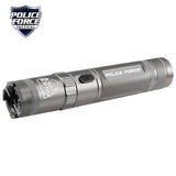 Police Force 9.2MV Tactical Stun Gun Flashlight w/ 5 LED Modes - Black SD-StunGun - Tophatter Daily Deals
