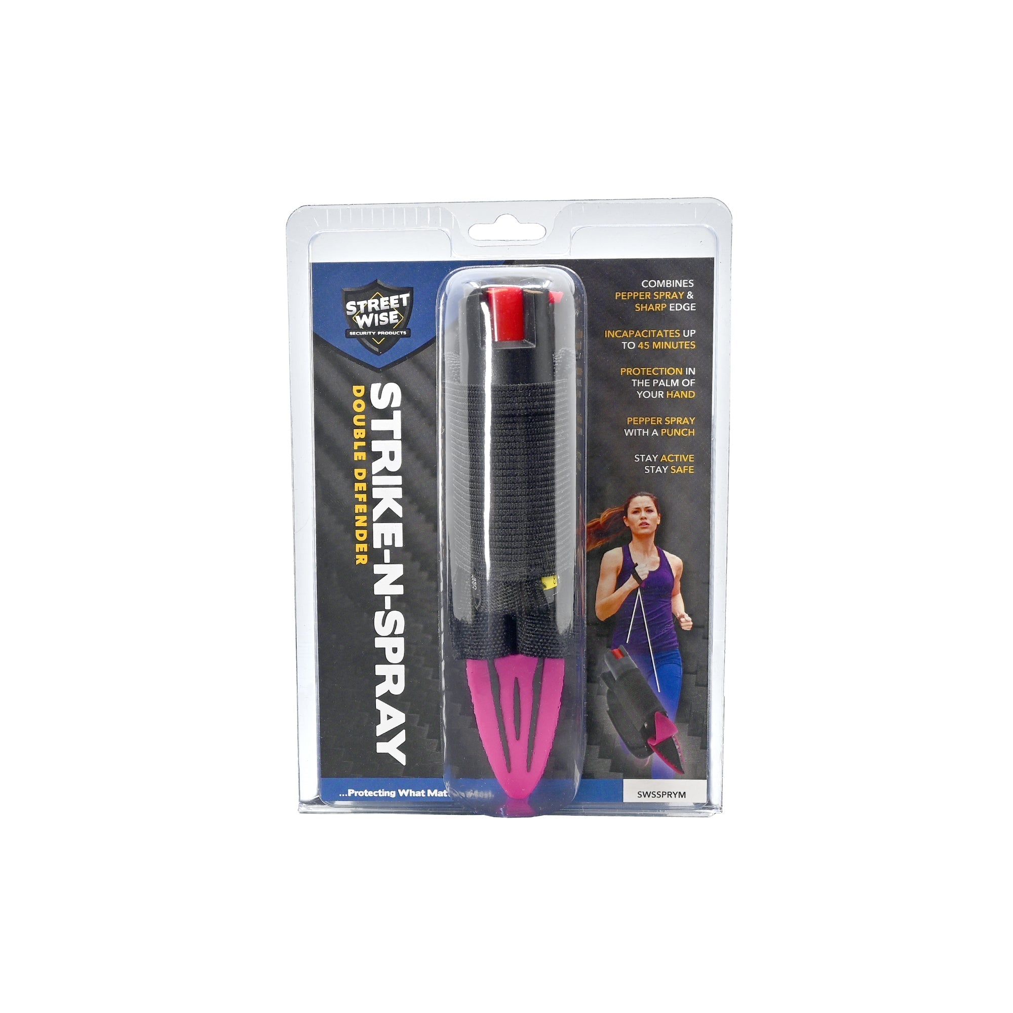 Strike-n-Spray Double Defender Pepper Spray - Tophatter Daily Deals