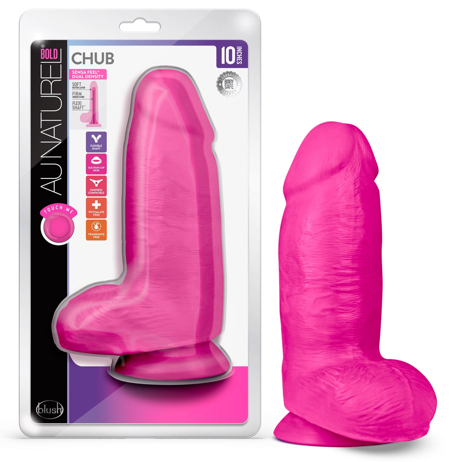 Au Naturel Bold Chub 10 Inch Dildo > Dildos > Oversized Toys - Tophatter Daily Deals
