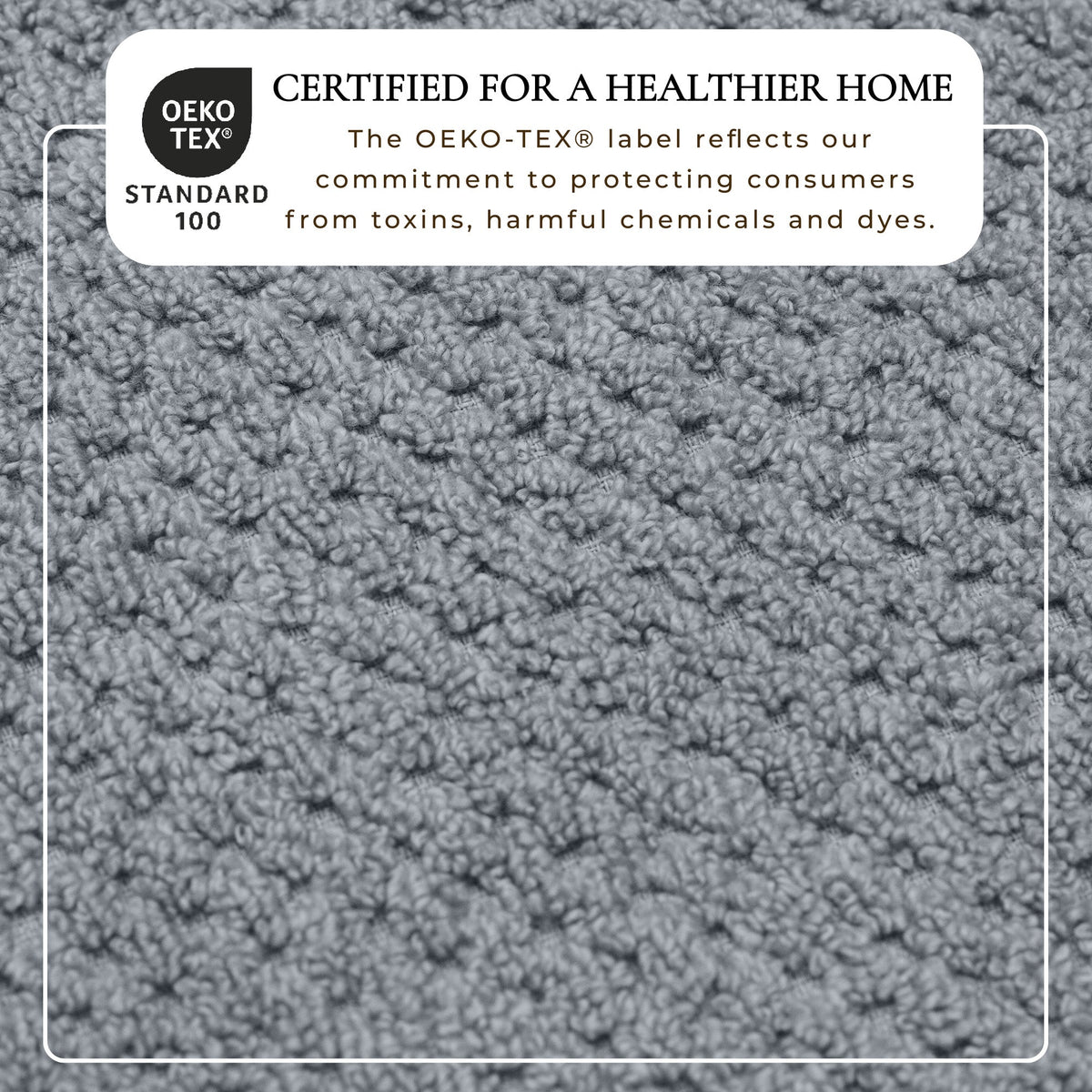 100% Cotton Checkered Jacquard Bath Towel Set - Giuliana Collection Bath - Tophatter Daily Deals