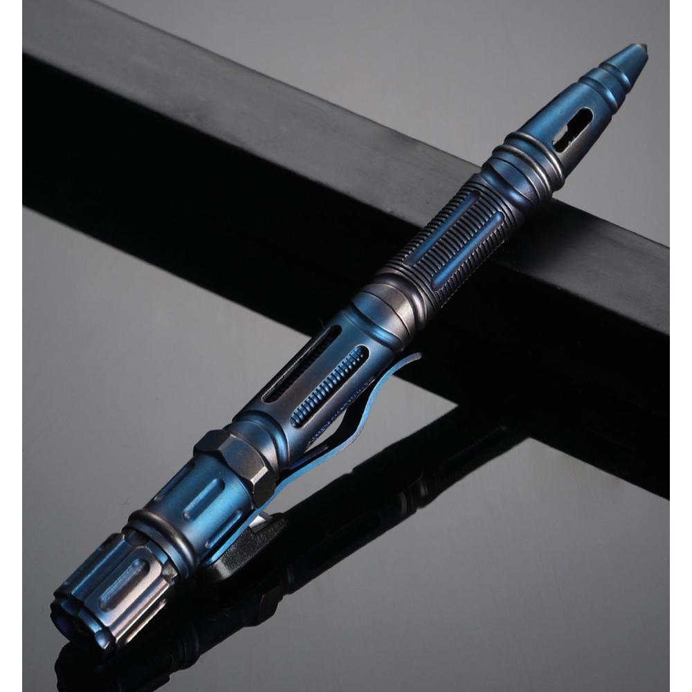 T-05 Titanium Coated Tactical Pen Flashlight Self Defense Kubotan - Tophatter Daily Deals