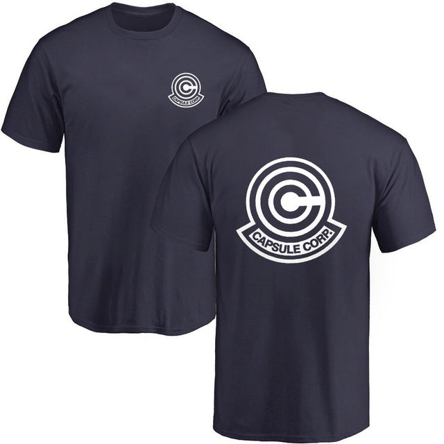 Men T Shirt Cotton Tops Dark Blue Tee - Tophatter Daily Deals