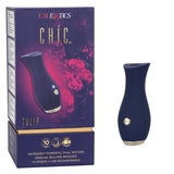 Chic Tulip Waterproof Dual Motor Rolling Massager in Navy Blue with 10 Speeds and Rechargeable > Sex Toys For Ladies > Rose Stimulators - Tophatter Daily Deals