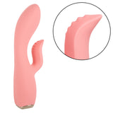 Uncorked Zinfandel Pink Dual Massager with Textured Teaser and 10 Speeds Silicone Vibrator > Vibrators > Ladies > Rabbit - Tophatter Daily Deals