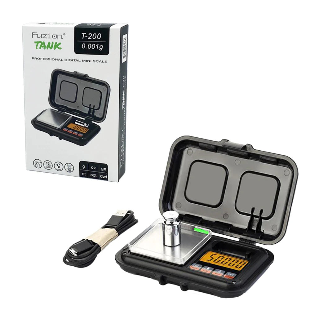 Fuzion Tank Professional Digital Pocket Mini Scale, 200g x 0.01g - TOPHATTER'S ARMORY DEALS Collectible Weapons - Tophatter Daily Deals