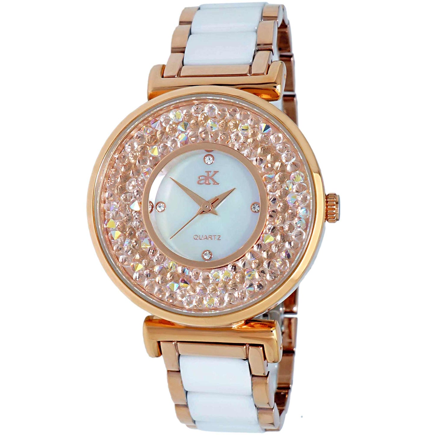 Adee Kaye Women's Pisa // AK8662 Mother of Pearl Watches - Tophatter Daily Deals