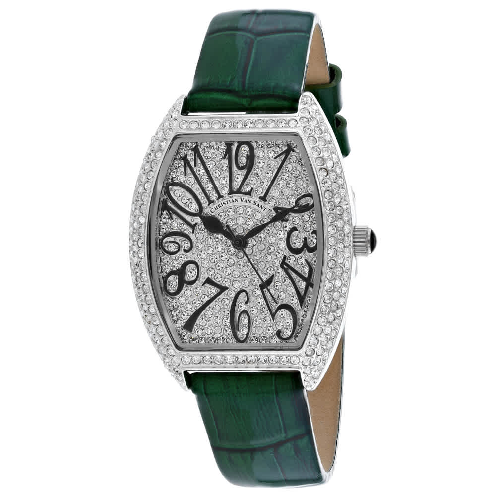 Christian Van Sant Women's Elegant // CV4821G White Watches - Tophatter Daily Deals