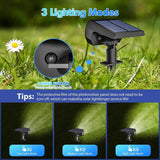 4-Pack: Solar Landscape Spotlights, 3 Brightness Modes, IP68 Outdoor Lighting - Tophatter Daily Deals