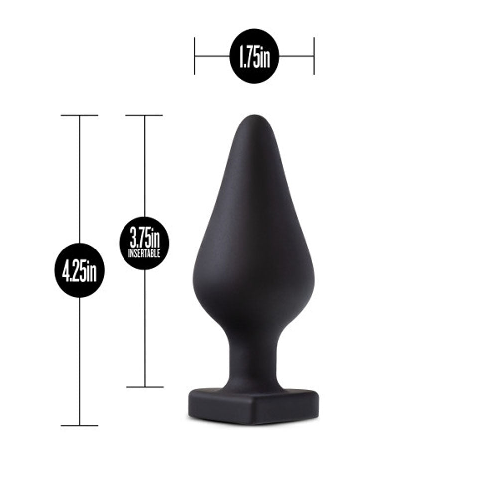 Temptasia Heart-Shaped Butt Plug Black > Anal Range > Butt Plugs - Tophatter Daily Deals