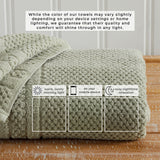 100% Cotton Checkered Jacquard Bath Towel Set - Giuliana Collection Bath - Tophatter Daily Deals