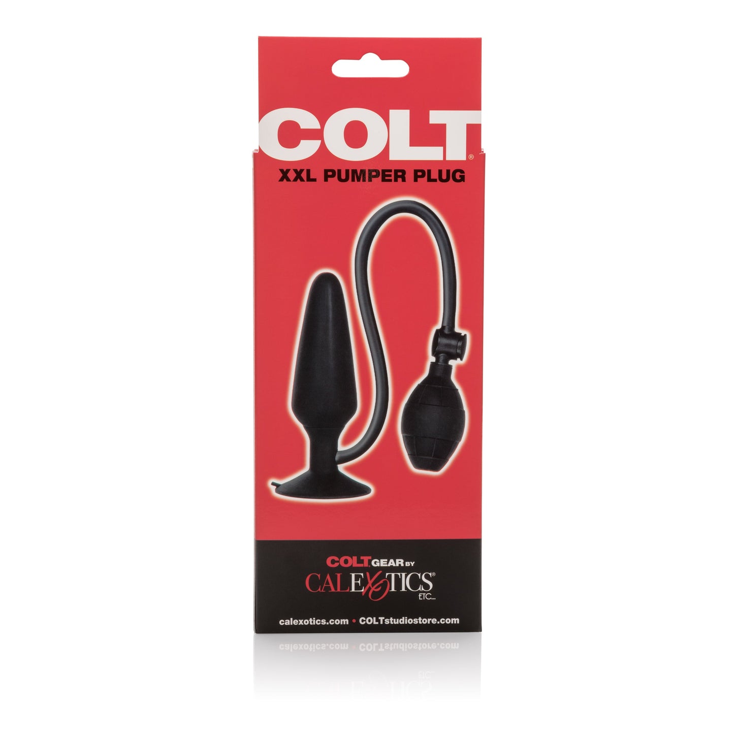 Colt XXL Pumper Plug Black Silicone Inflatable Anal Plug with Squeeze Bulb and Quick Release Valve > Anal Range > Tunnel and Stretchers - Tophatter Daily Deals