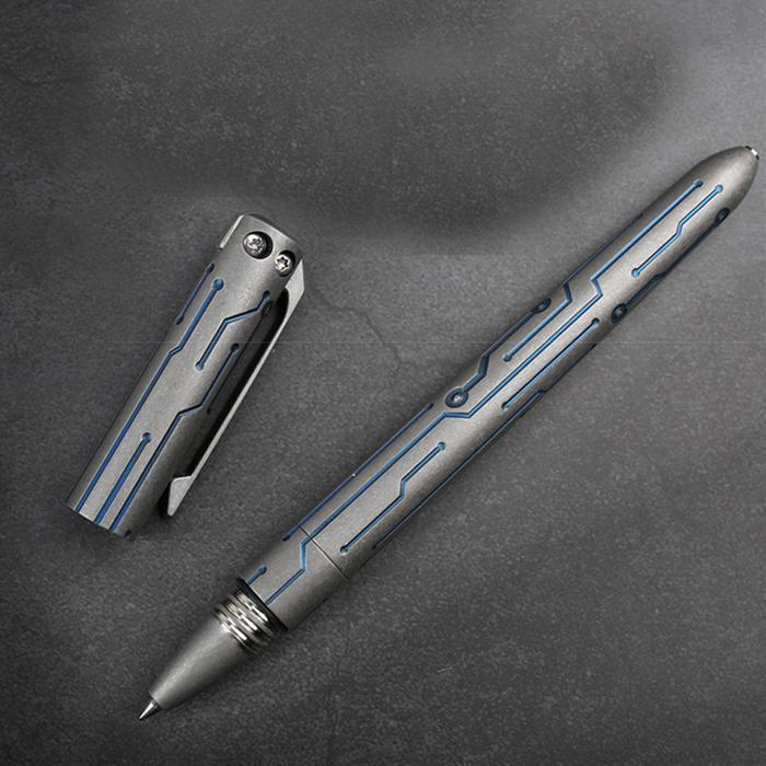 T800 Titanium Tactical Pen Glass Breaker Self Defense Kubotan - Tophatter Daily Deals
