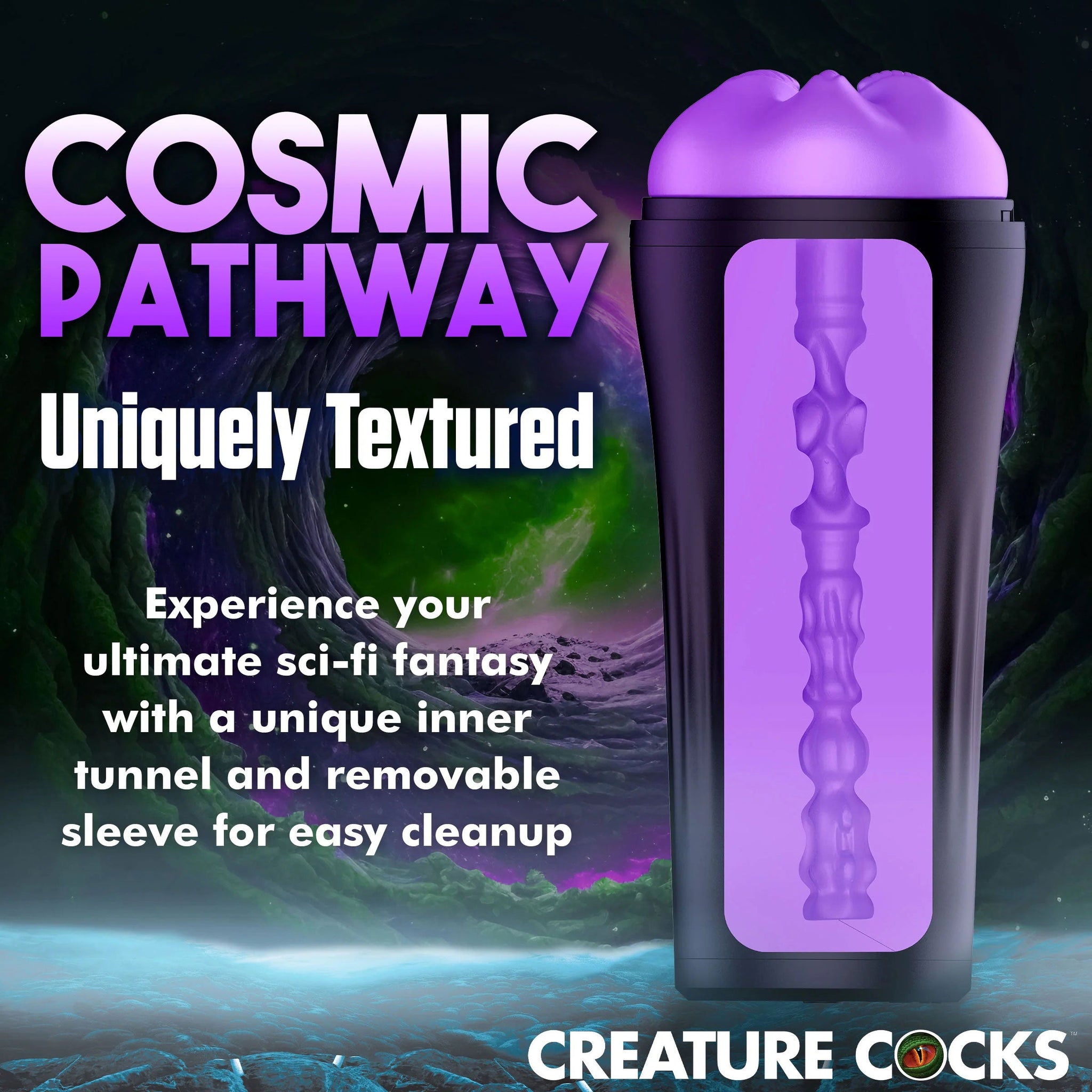 Creature Cocks Wormhole Alien – Textured TPE Masturbator > Sex Toys For Men > Masturbators > Fantasy - Tophatter Daily Deals