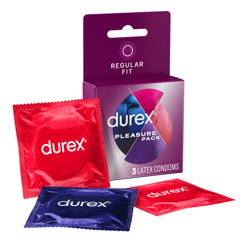 Durex Pleasure Pack - 3 Pack > Essentials > Condoms - Tophatter Daily Deals