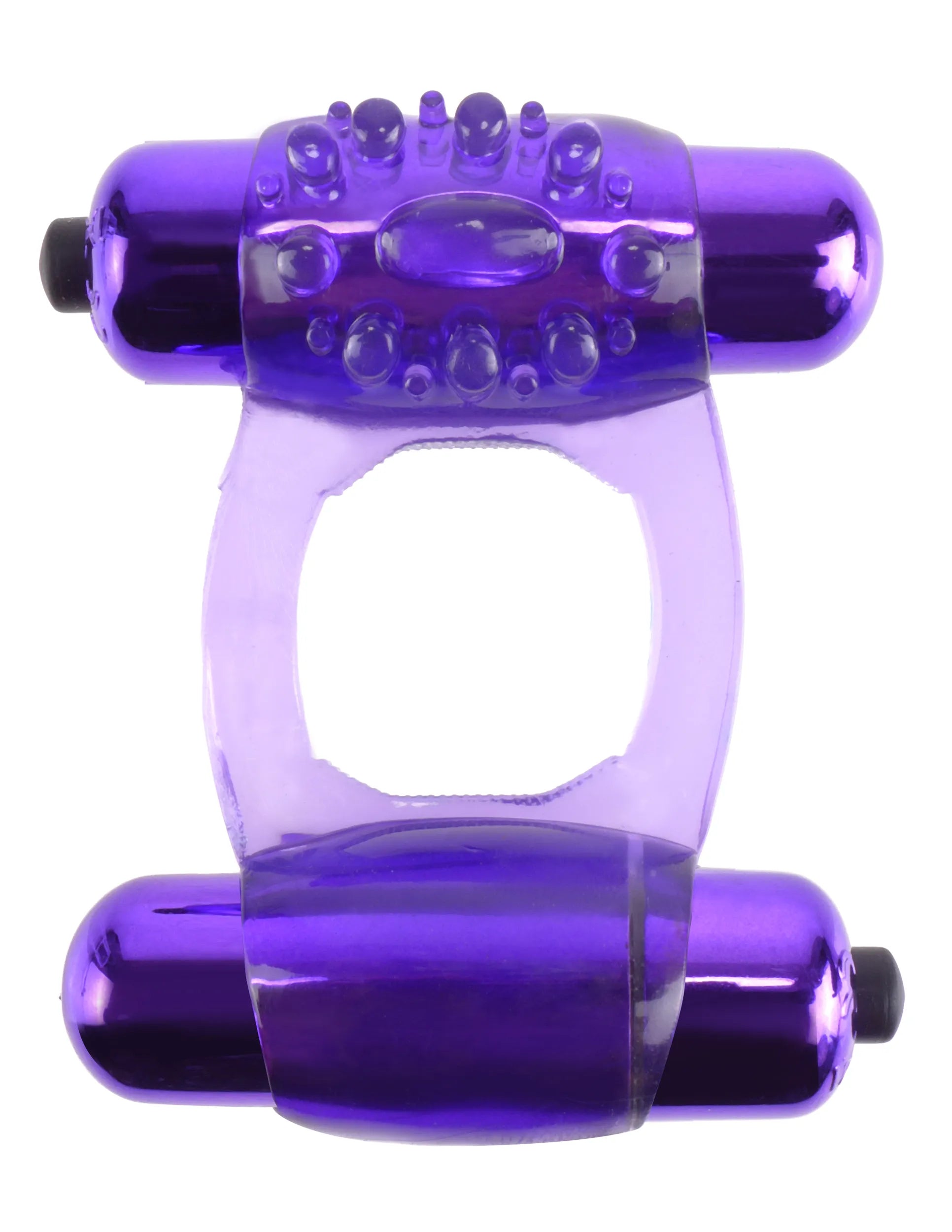 Fantasy C-Ringz Duo Vibrating Super Ring (Purple) – Vibrating Penis Ring > Cock Ring > Vibrating - Tophatter Daily Deals