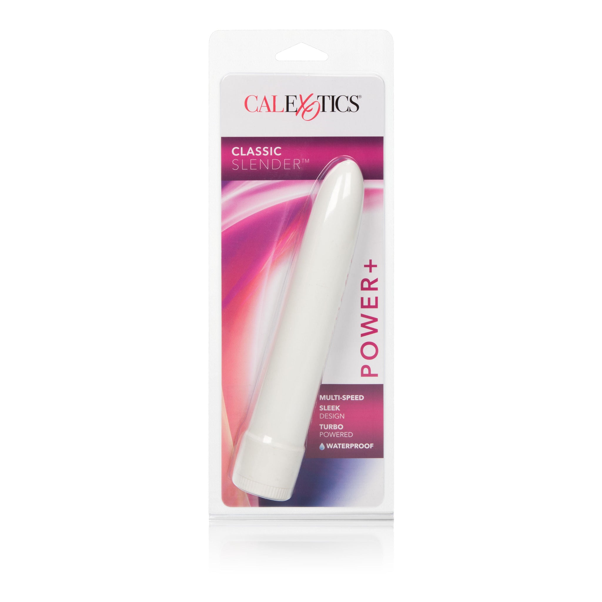 CalExotics Classic Slender White Vibrator Sleek and Powerful > Vibrators > Standard Vibrators - Tophatter Daily Deals
