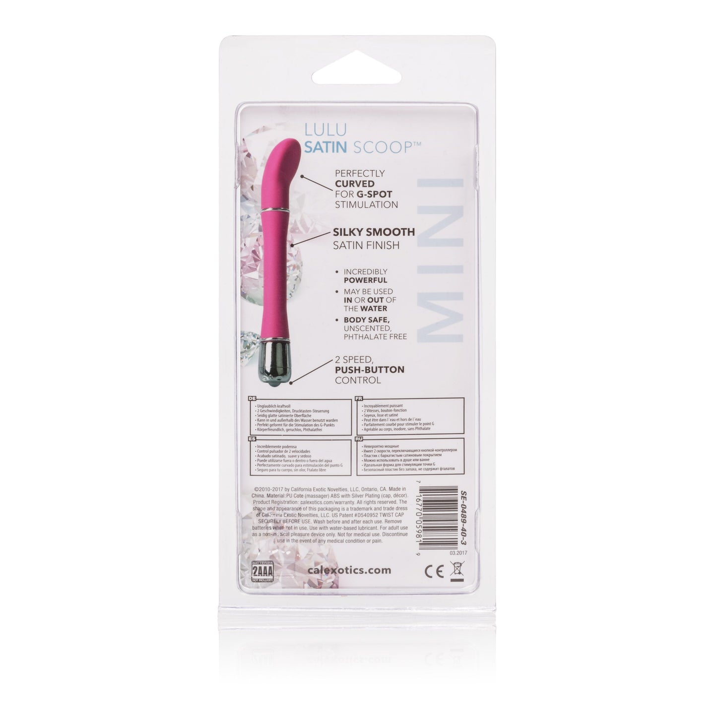 Lulu Satin Scoop Mini – Satiny Soft 6 Inch Vibrator > Vibrators > Standard Vibrators - Tophatter Daily Deals