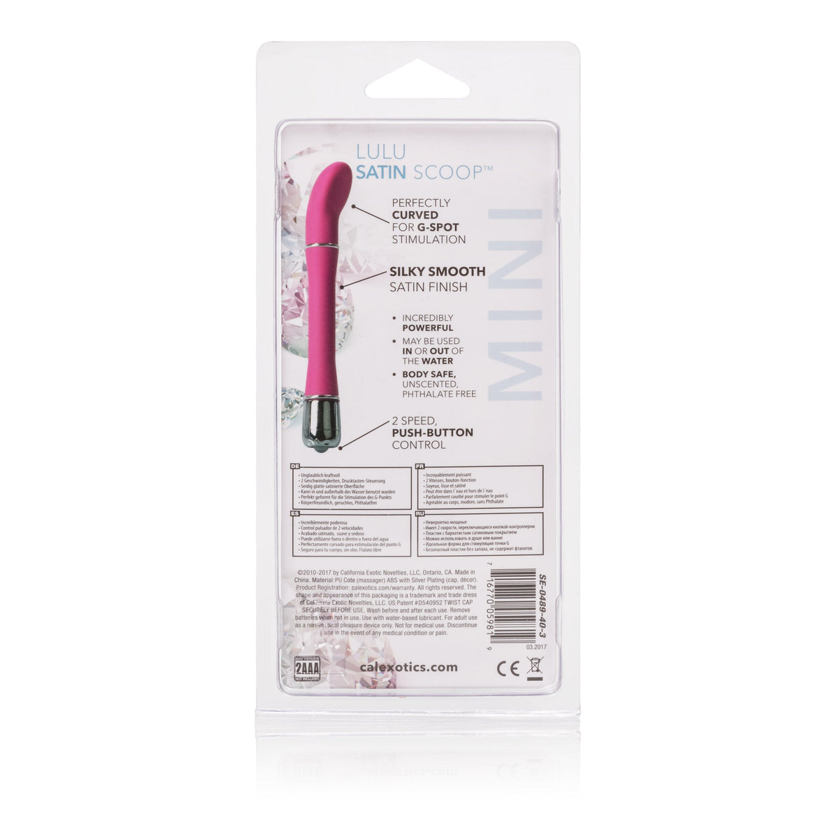 Lulu Satin Scoop Mini – Satiny Soft 6 Inch Vibrator > Vibrators > Standard Vibrators - Tophatter Daily Deals