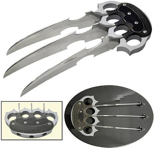 Pantera Dagger Hand Claw Knife With Plaque - TOPHATTER'S ARMORY DEALS Collectible Weapons - Tophatter Daily Deals