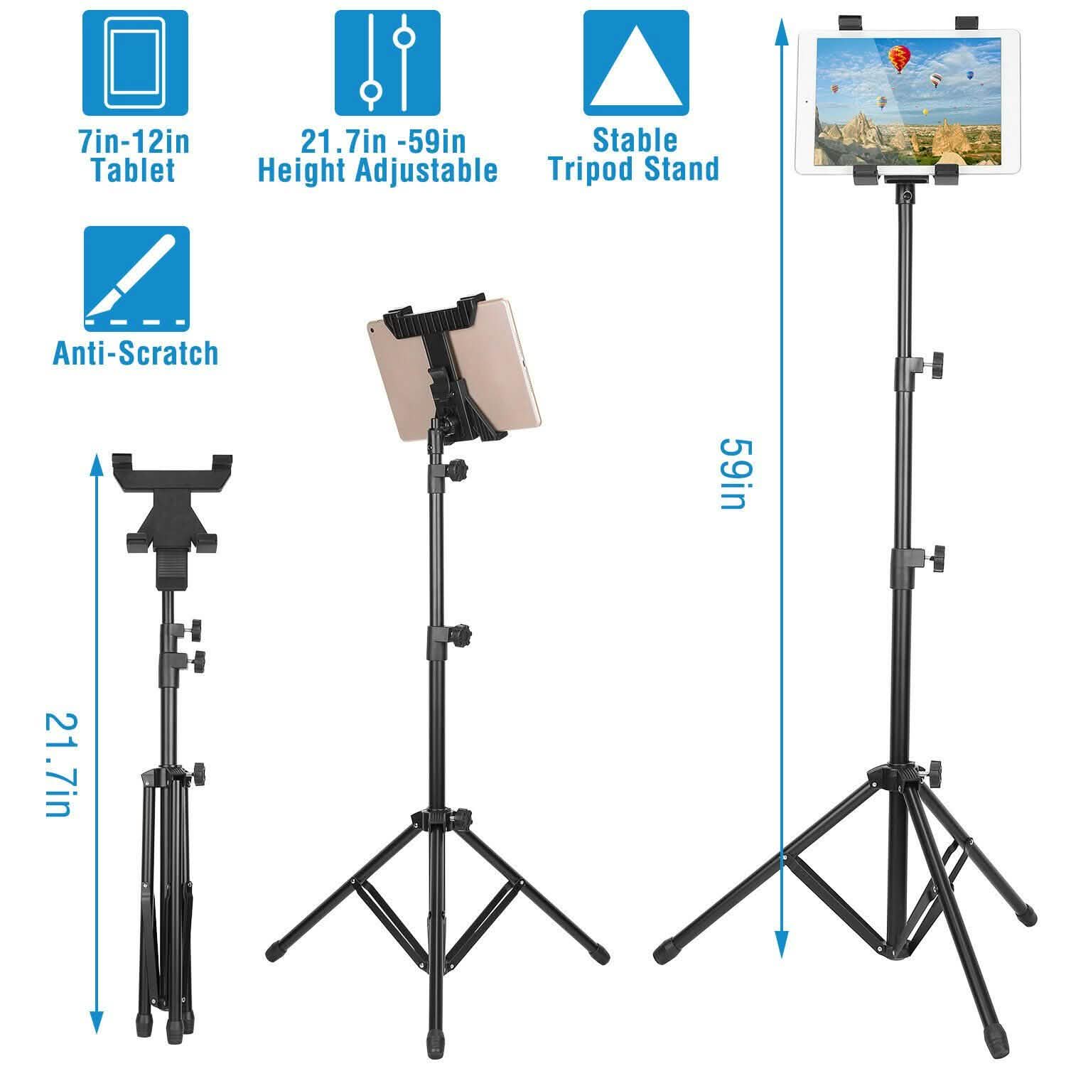 Table Mount 360° Rotating Tablet Tripod School, Office & Art Supplies - Tophatter Daily Deals