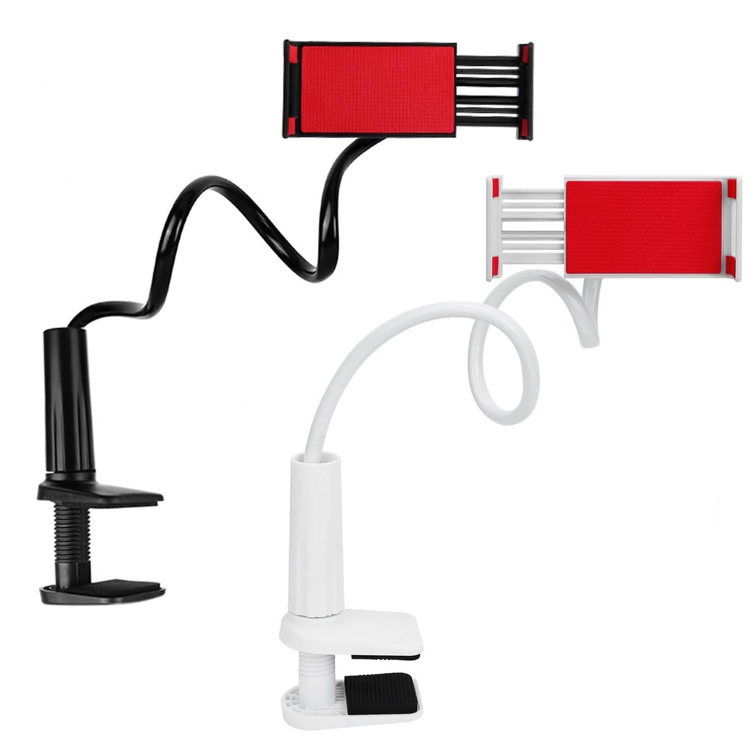 Tablet Gooseneck Stand Bracket with 360¬∞ Rotatable Clip Mobile Accessories - Tophatter Daily Deals