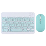 Tablet Wireless Keyboard and Mouse for iPad Light Green Wireless Keyboard & Mouse Set - Tophatter Daily Deals