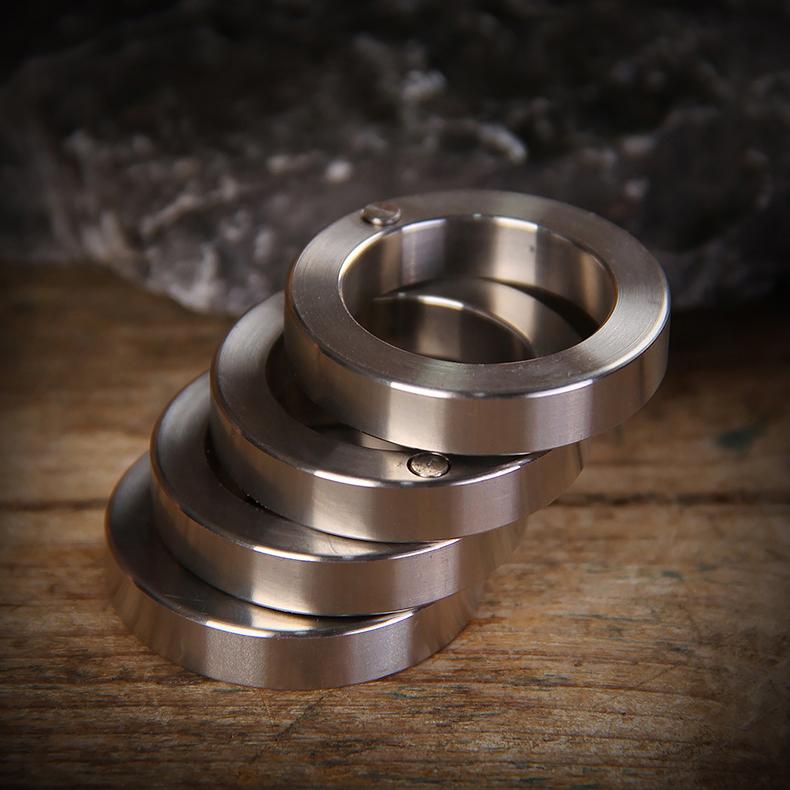Zinc Alloy Folding Brass Knuckles Self Defense Tools For Women Brass Knuckles - Tophatter Daily Deals
