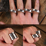 Zinc Alloy Folding Brass Knuckles Self Defense Tools For Women Brass Knuckles - Tophatter Daily Deals