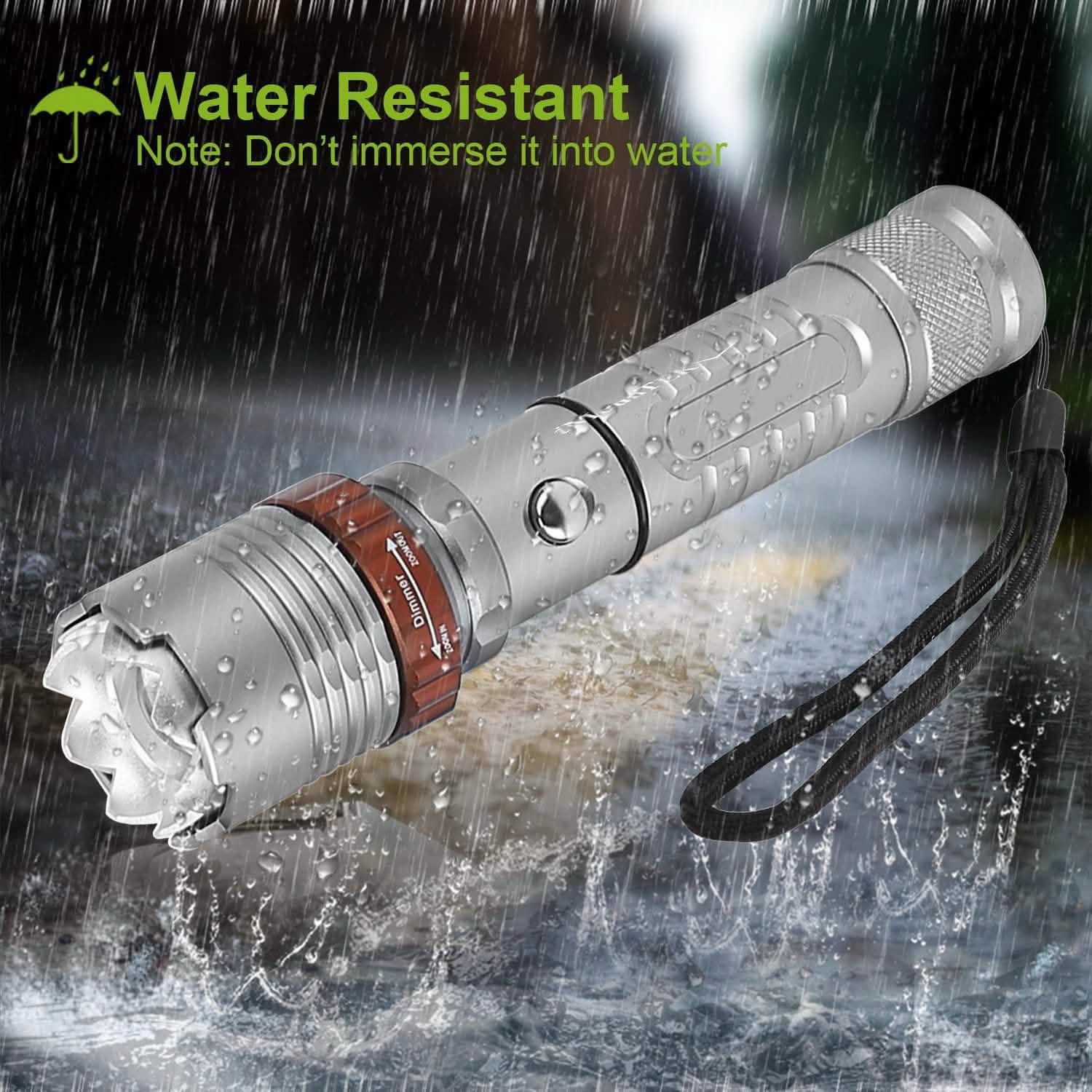 Tactical Military LED Flashlight Tactical & Self Defense - Tophatter Daily Deals