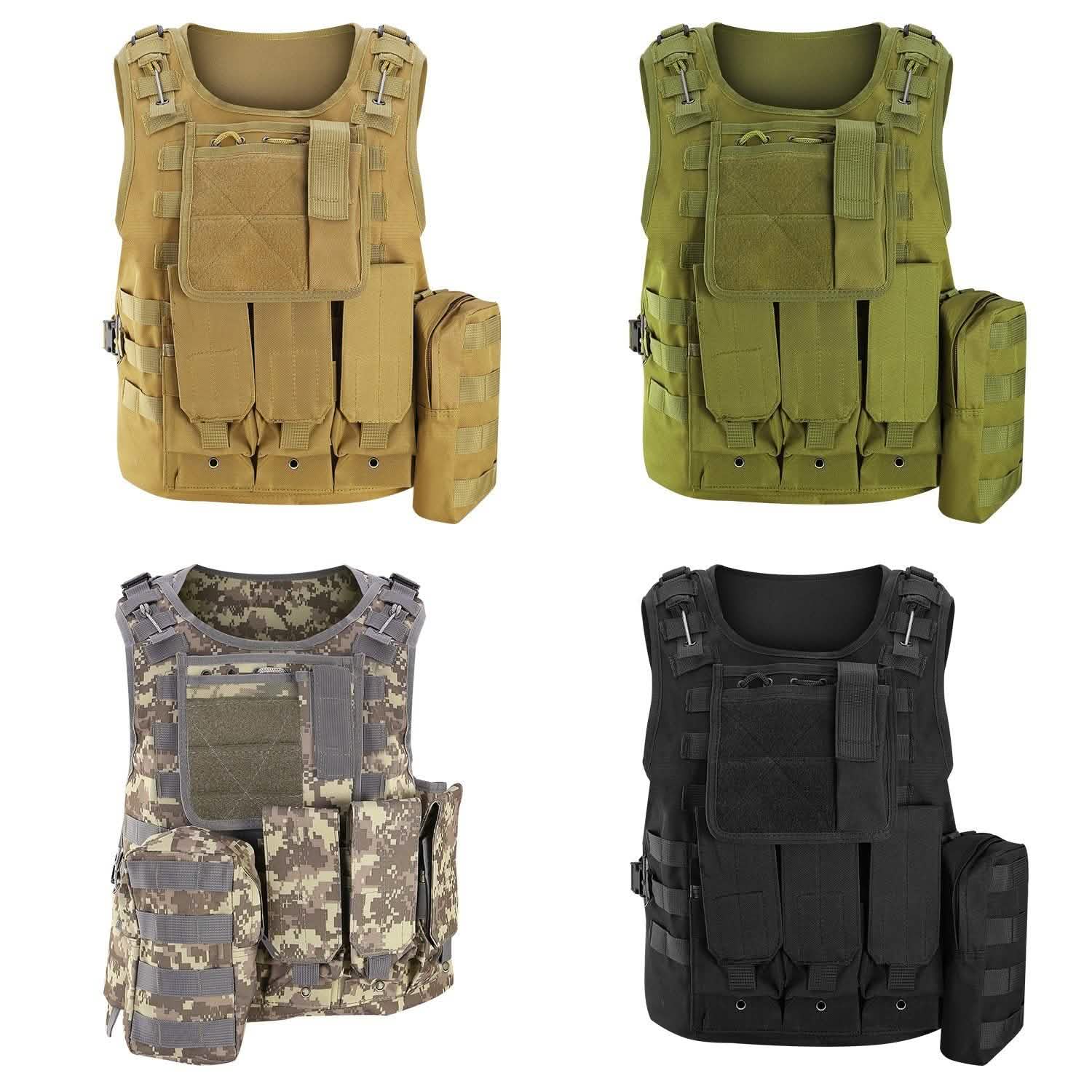 Tactical Military Vest Tactical & Self Defense - Tophatter Daily Deals