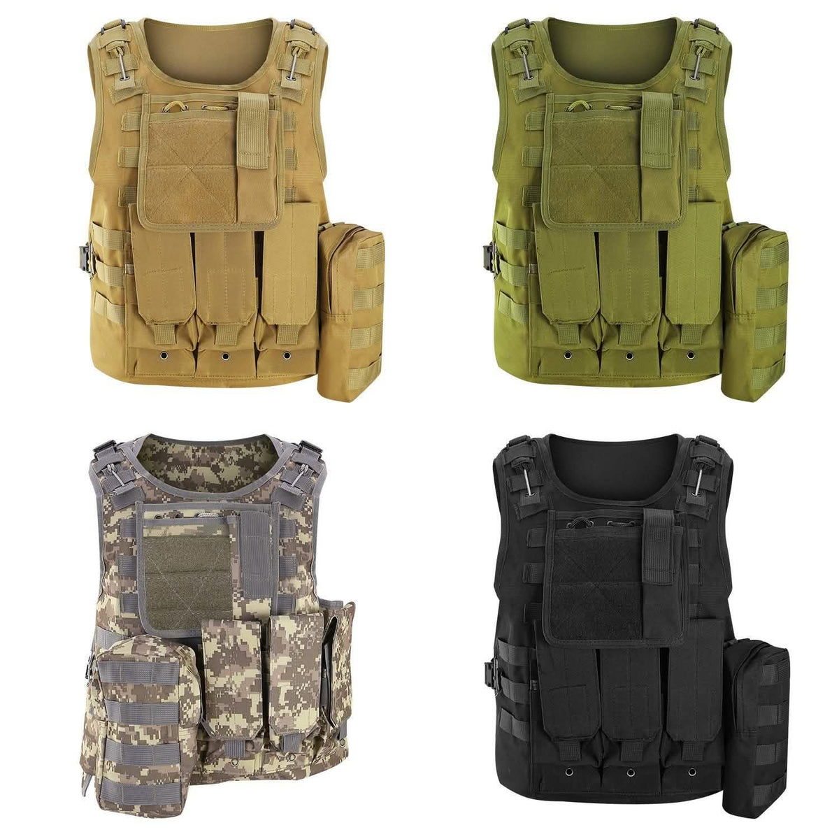 Tactical Military Vest Tactical & Self Defense - Tophatter Daily Deals
