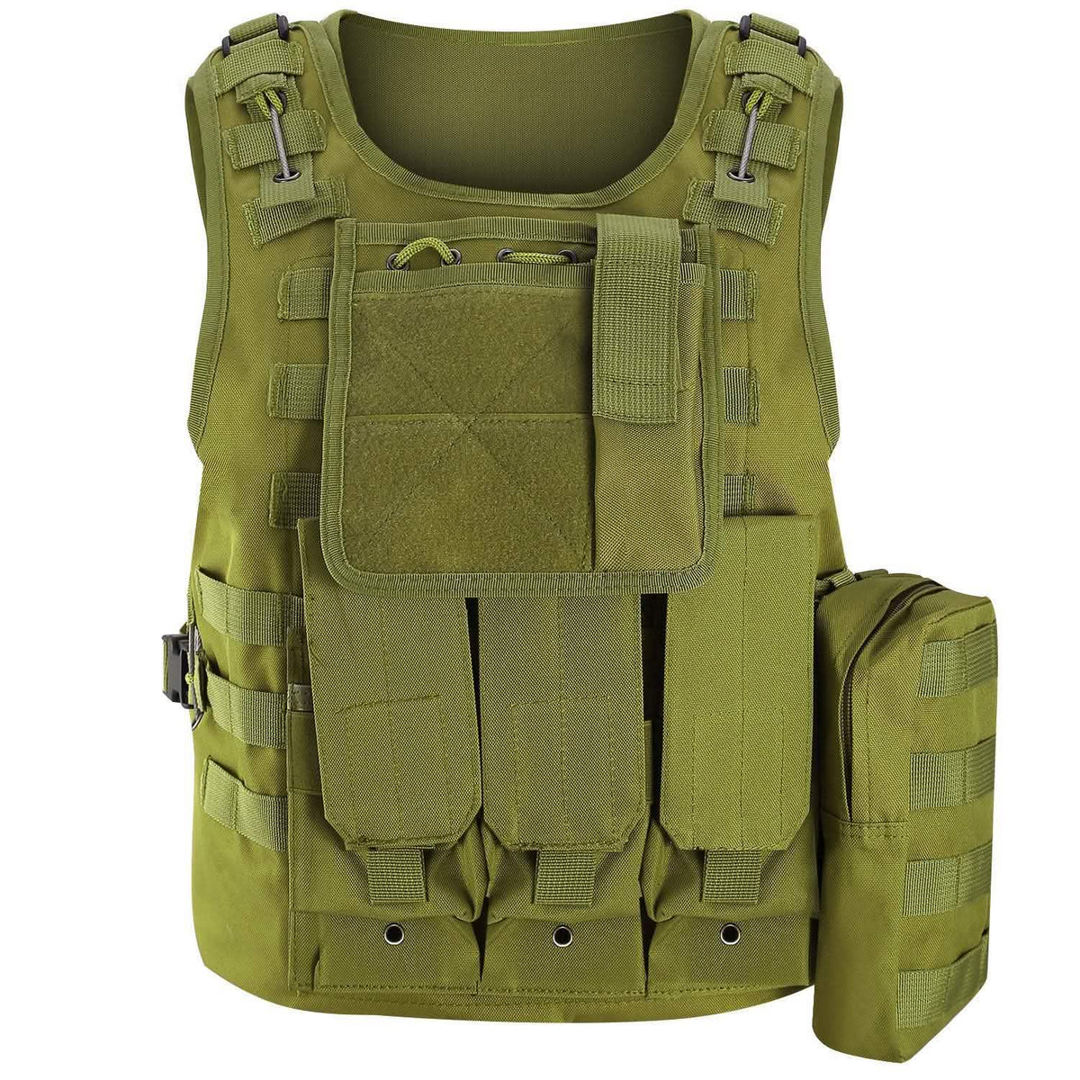 Tactical Military Vest Green Tactical & Self Defense - Tophatter Daily Deals