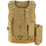 Tactical Military Vest Khaki Tactical & Self Defense - Tophatter Daily Deals
