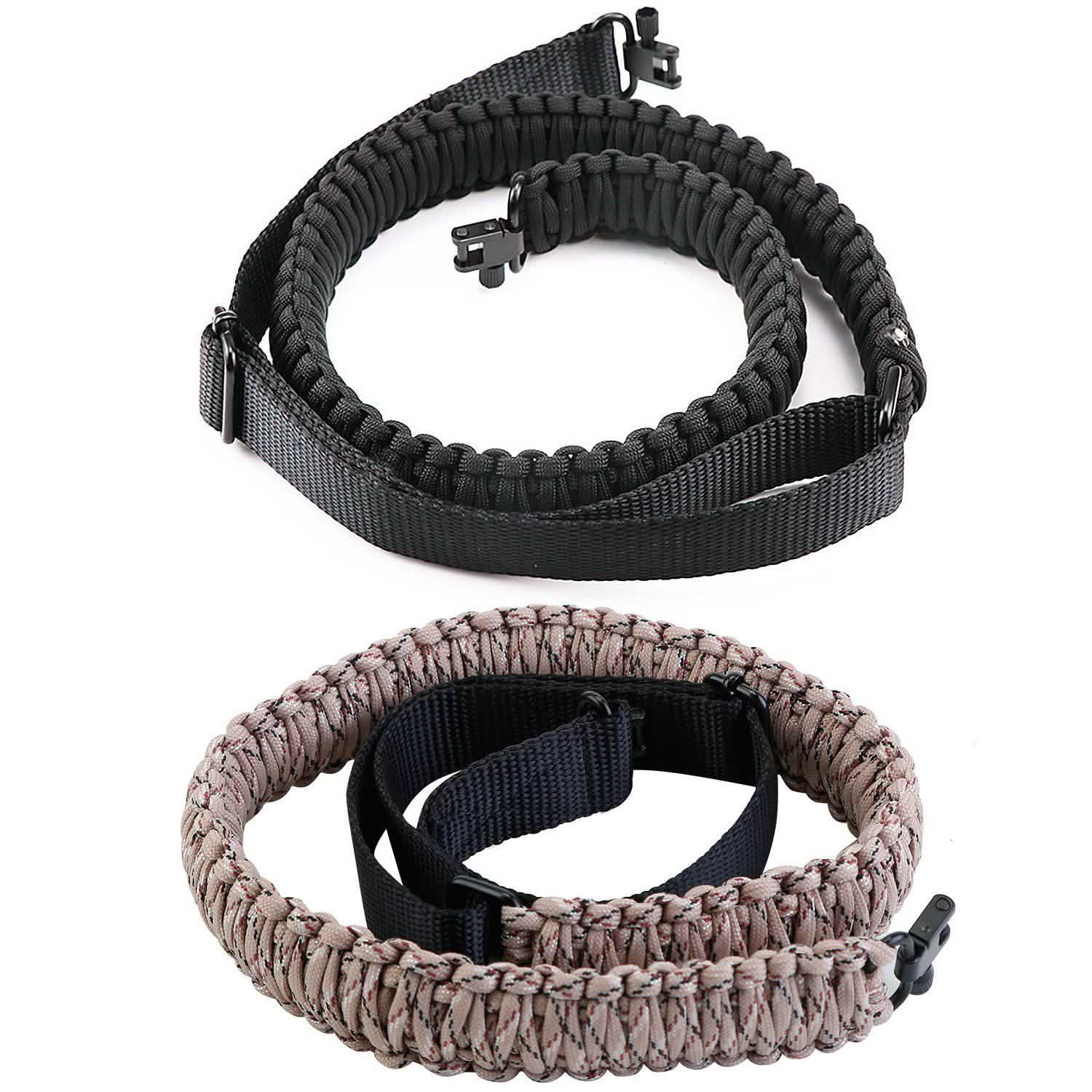 Tactical Paracord Sling - Adjustable Paracord Strap Tactical & Self Defense - Tophatter Daily Deals
