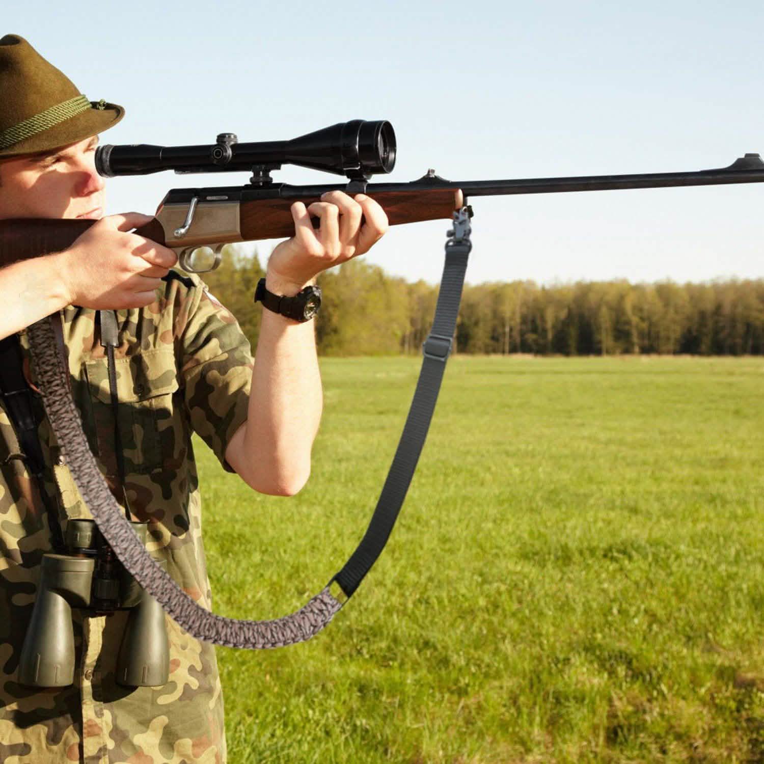 Tactical Paracord Sling - Adjustable Paracord Strap Tactical & Self Defense - Tophatter Daily Deals