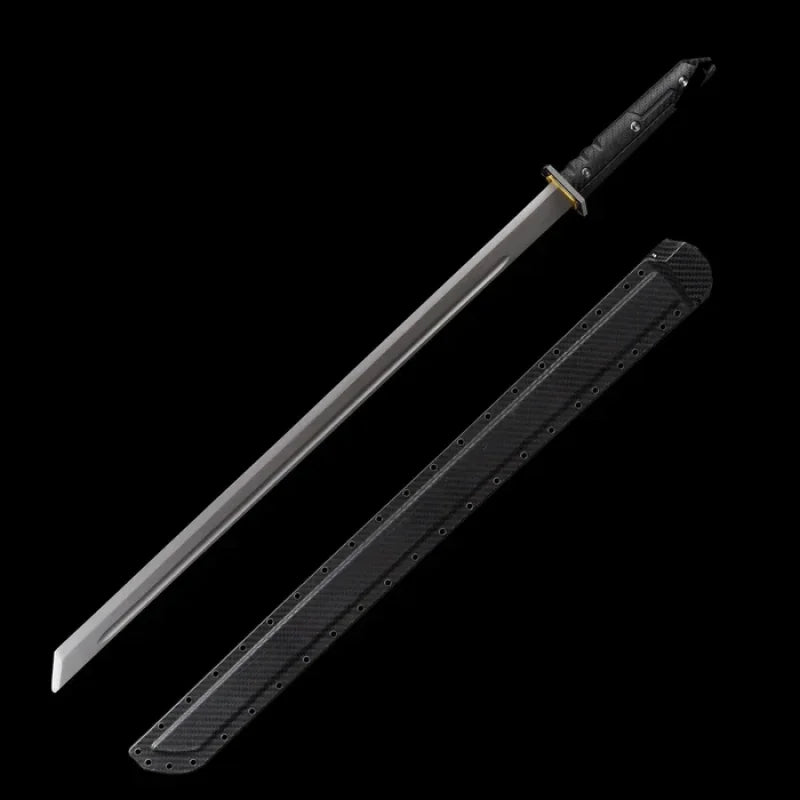 Tactical Tang Sword(US ONLY）-GS69 black Pocket Knives - Tophatter Daily Deals