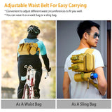 Tactical Waist Bag Utility Pouch Belt Bag with Water Bottle Pouch Tactical & Self Defense - Tophatter Daily Deals