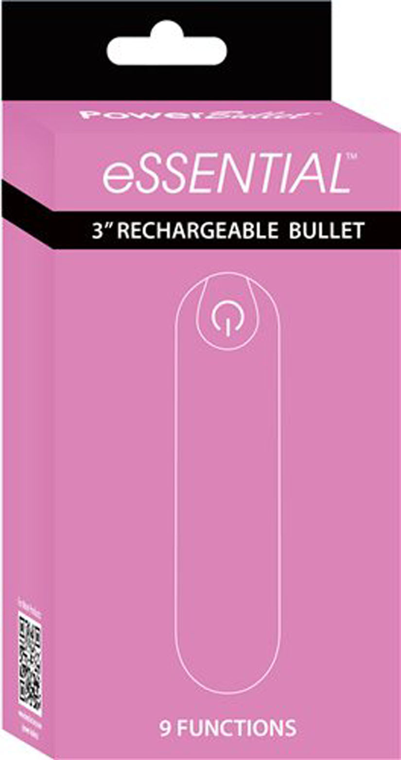 Essential 3 Inch Rechargeable Bullet Vibrator with Storage Case and USB Charging Cord > Vibrators > Mini Vibrators - Tophatter Daily Deals