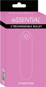 Essential 3 Inch Rechargeable Bullet Vibrator with Storage Case and USB Charging Cord > Vibrators > Mini Vibrators - Tophatter Daily Deals