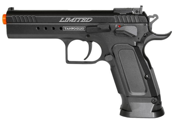 Tanfoglio Limited Custom FPS-453 CO2 Blowback Full Metal Airsoft Gun - TOPHATTER'S ARMORY DEALS Collectible Weapons - Tophatter Daily Deals