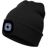 TANGCISON LED Lighted Beanie Hat Black Outdoor Recreation - Tophatter Daily Deals