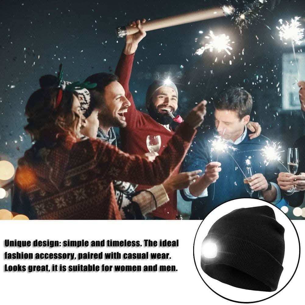 TANGCISON LED Lighted Beanie Hat Outdoor Recreation - Tophatter Daily Deals