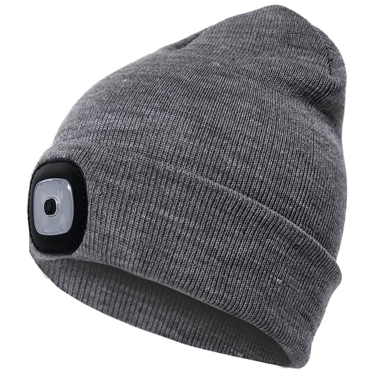 TANGCISON LED Lighted Beanie Hat Gray Outdoor Recreation - Tophatter Daily Deals
